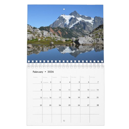 Schilderachtig kalender 2016 Rocky Mountains (Feb 2026)