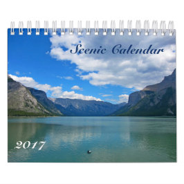 Schilderachtig kalender 2017 Rocky Mountains