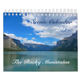 Schilderachtig kalender 2017 Rocky Mountains