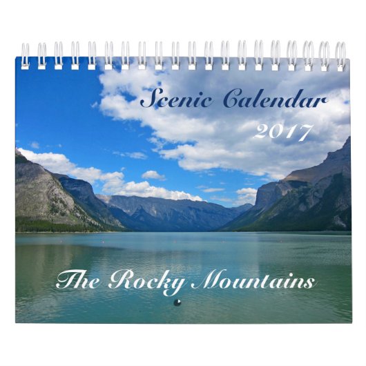 Schilderachtig kalender 2017 Rocky Mountains (Hoes)