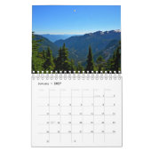 Schilderachtig kalender voor de Rocky Mountains (Jan 2027)