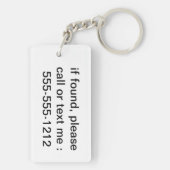 Schilderachtig Kansas Retro Silhouet Sleutelhanger (achterkant)