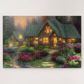 Schilderachtig Katoen in de Bossen Jigzaag Puzzle Legpuzzel (Horizontaal)