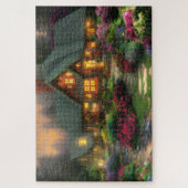 Schilderachtig Katoen in de Bossen Jigzaag Puzzle Legpuzzel (Verticaal)