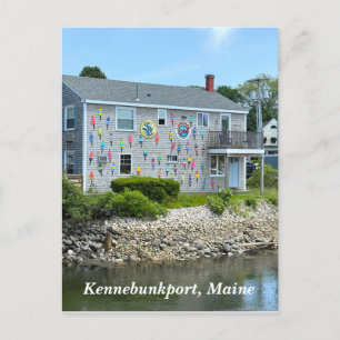 Schilderachtig Kennebunkport Maine Feestdagenkaart