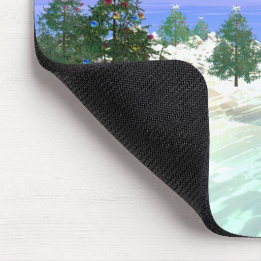 Schilderachtig kerst muismat (Hoek)