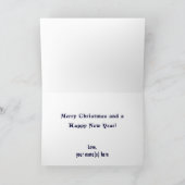 Schilderachtig kerstfeest op het Tahoe-meer Feestdagen Kaart (Binnen)