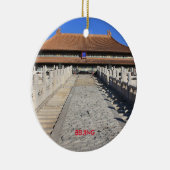 Schilderachtig kerstfeestornament Beijing Keramisch Ornament (Rechts)