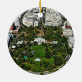 Schilderachtig kerstversiering Washington DC Keramisch Ornament (Achterkant)