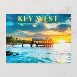 Schilderachtig Key West Pier Briefkaart