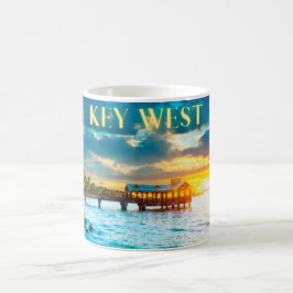 Schilderachtig Key West Pier Koffiemok