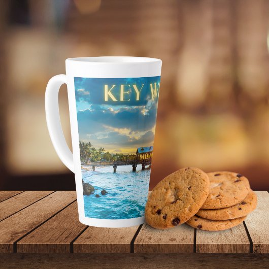 Schilderachtig Key West Pier Latte Mok
