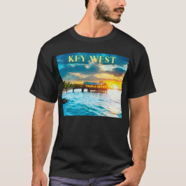 Schilderachtig Key West Pier T-shirt