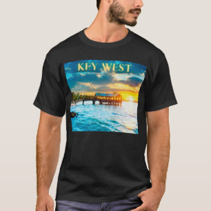 Schilderachtig Key West Pier T-shirt