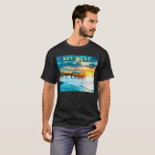 Schilderachtig Key West Pier T-shirt (Voorkant volledig)