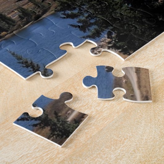 Schilderachtig kleurrijk meer van Molas Legpuzzel (Zijkant)