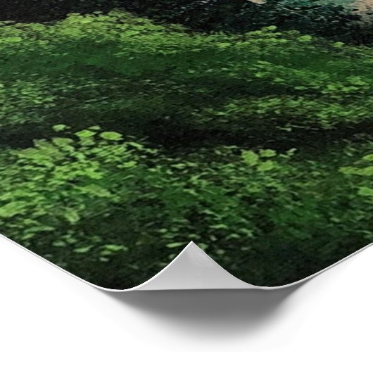 schilderachtig kunstwerk — Afdruk "Smoky Mountain  Poster (Hoek)