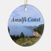 Schilderachtig kust van Amalfi in Italië Keramisch Ornament (Links)
