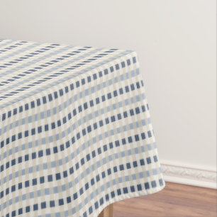 Schilderachtig kustblauw geruit naadloos patroon tafelkleed