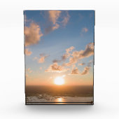 Schilderachtig kustlandschap in Sunrise Blue Sky C Fotoblokken (Voorkant)