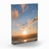 Schilderachtig kustlandschap in Sunrise Blue Sky C Fotoblokken (Links)