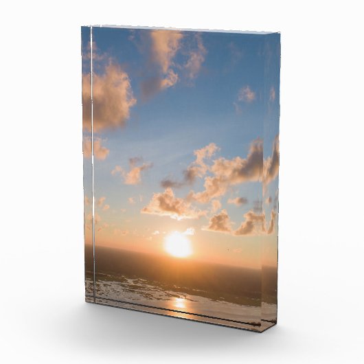 Schilderachtig kustlandschap in Sunrise Blue Sky C Fotoblokken (Rechts)