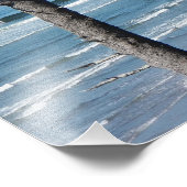 Schilderachtig kustlijn zeegezicht foto foto afdruk (Hoek)