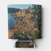 Schilderachtig kustscène in Acadia National Park Blikjeskoeler (Achterkant)