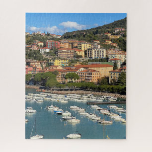 Schilderachtig kuststad Lerici, Ligurië, Italië Ji Legpuzzel