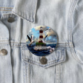 Schilderachtig Laat uw Lichte Shine Matthew 5:16 B Ronde Button 7,6 Cm (In situ)