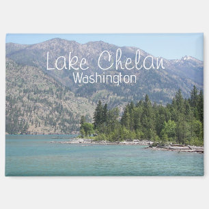 Schilderachtig Lake Chelan, Verenigde Staten Magneet