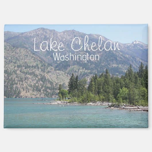 Schilderachtig Lake Chelan, Verenigde Staten Magneet (Voorkant)