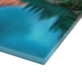 Schilderachtig Lake Mountains Forest, doe-het-zelf Snijplank (Hoek)