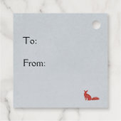 Schilderachtig land Winter Scene Antiek Homes Bedankjes Labels (Achterkant)