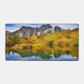 Schilderachtig landschap bos en bergen bureaumat (Voorkant)