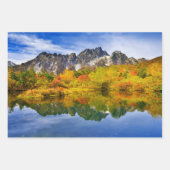 Schilderachtig landschap bos en bergen inpakpapier vel (Voorkant 2)