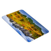 Schilderachtig landschap bos en bergen magneet (Rechterzijde)