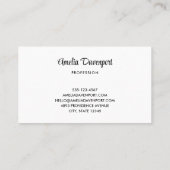 Schilderachtig landschap bos en bergen visitekaartje (Achterkant)