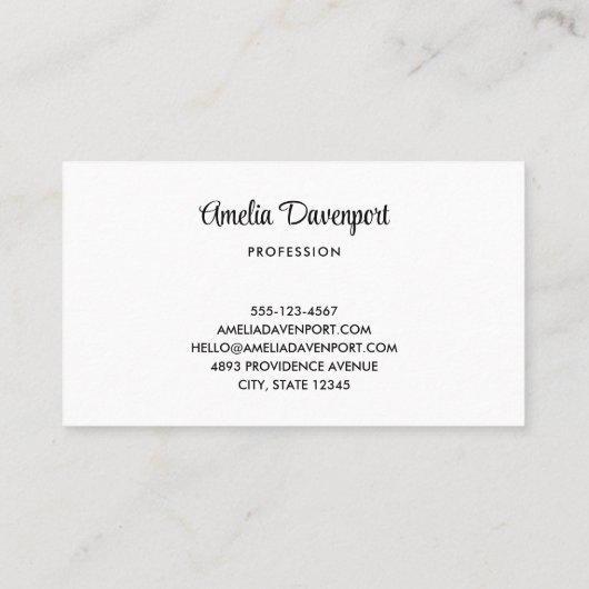 Schilderachtig landschap bos en bergen visitekaartje (Achterkant)