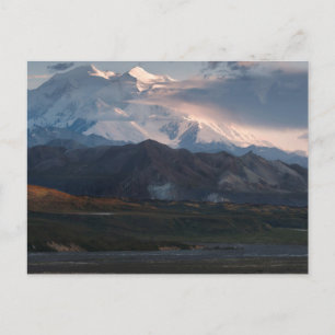 Schilderachtig landschap Denali, Alaska Briefkaart