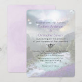 Schilderachtig landschap in Magical Fantasy Weddin Kaart (Voorkant / Achterkant)