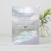 Schilderachtig landschap in Magical Fantasy Weddin Kaart (Staand voorkant)