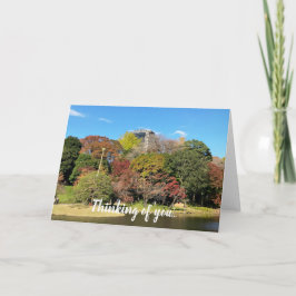 Schilderachtig landschap met Autumn Color Kaart