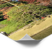 Schilderachtig landschap met Autumn Color Poster (Hoek)