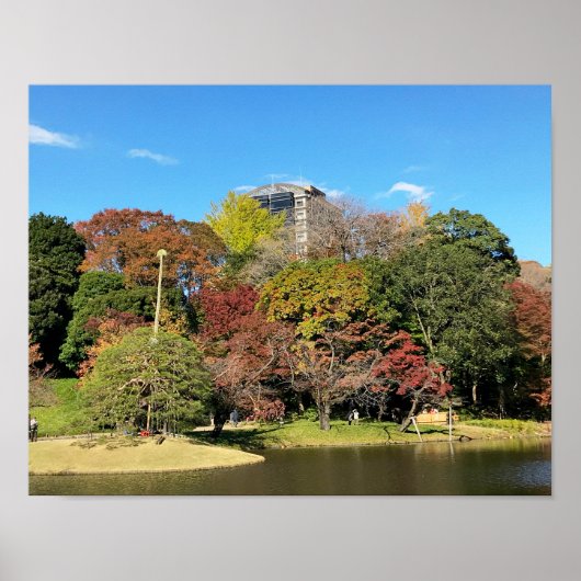 Schilderachtig landschap met Autumn Color Poster (Voorkant)