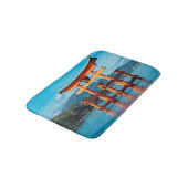 Schilderachtig landschap met Japanse Torii Gate Badmat (Gekanteld)