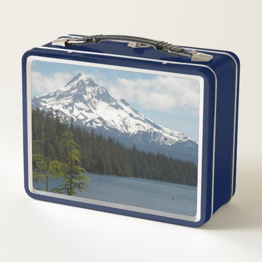 Schilderachtig landschap Mount Hood met sneeuwbede (Achterkant)