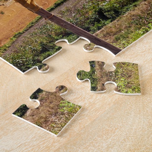 Schilderachtig landschap op het platteland van Bhu Legpuzzel (Zijkant)