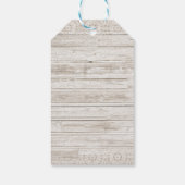 Schilderachtig landschap van bergland cadeaulabel (Achterkant)