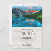 Schilderachtig landschap van bergland kaart (Voorkant)